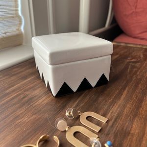 J. Crew Ceramic Jewelry Box